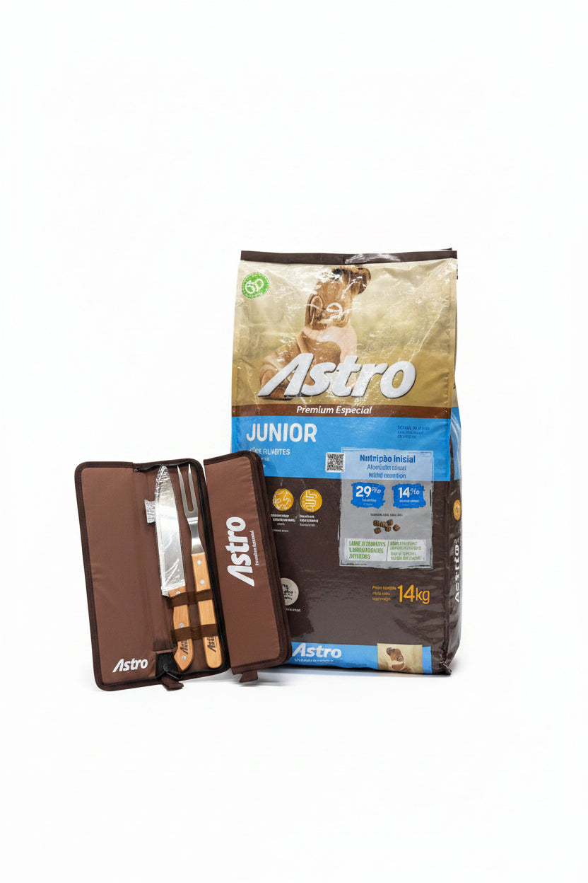 ASTRO CACHORRO 14 KG + SET PARRILLERO DE REGALO