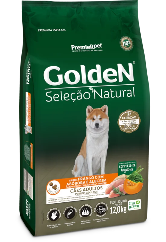 GOLDEN ADULTOS SN POLLO CON CALABAZA Y ROMERO 12KG