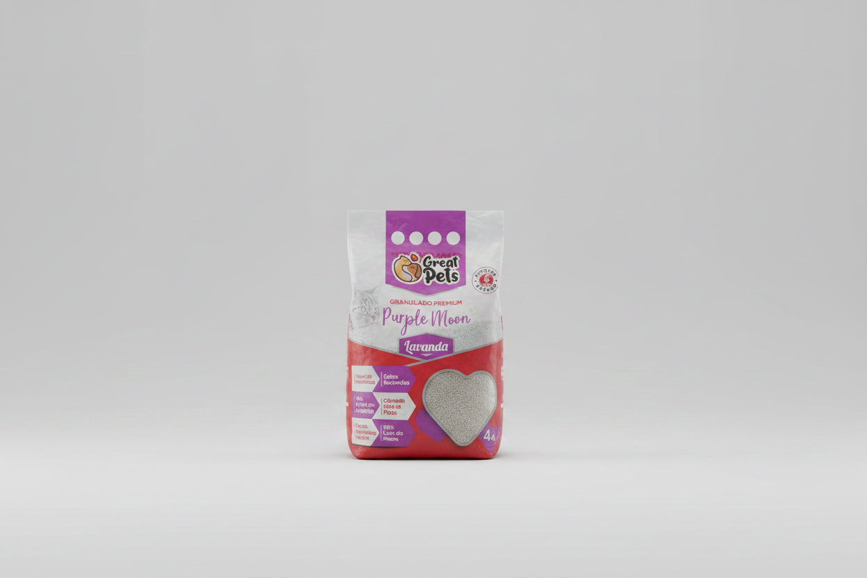AGLOMERNATE PURPLE MOON LAVANDA GREAT PETS 4KG