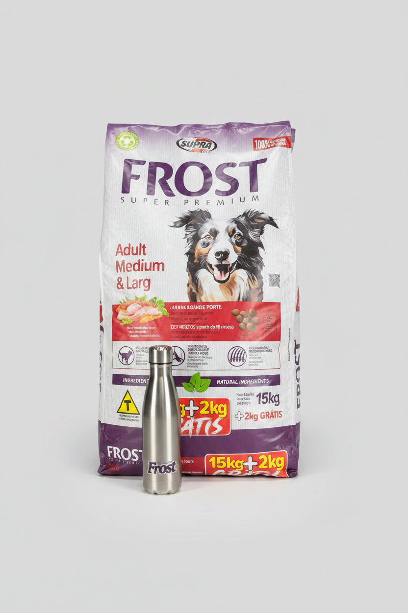FROST ADULTO RAZA GRANDE 15+2 KG +  BOTELLA DE REGALO