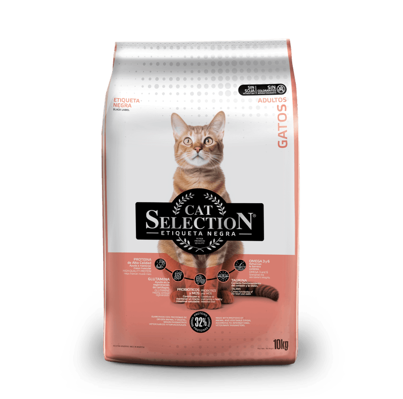 CAT SELECTION ETIQUETA NEGRA ADULTOS 10 KG