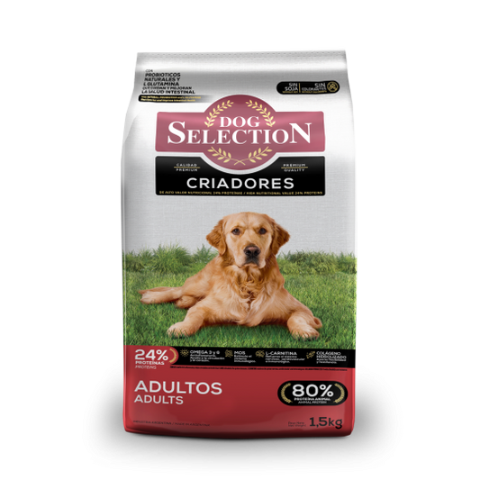 DOG SELECTION CRIADORES ADULTO 1,5KG