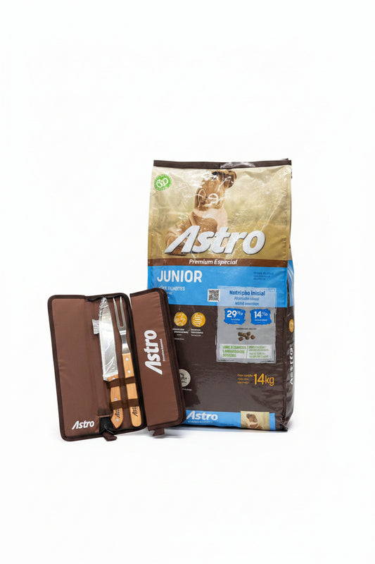 ASTRO CACHORRO 14 KG + SET PARRILLERO DE REGALO