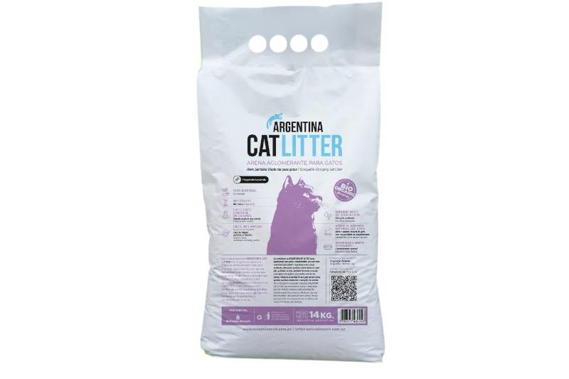 ARENA AGLOMERANTE CATLITTER LAVANDA 14Kg.