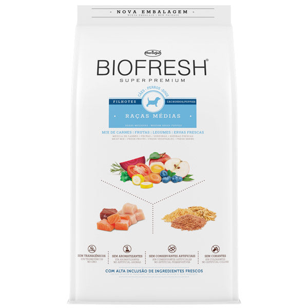 BIOFRESH Cachorros Razas Medias 15Kg.