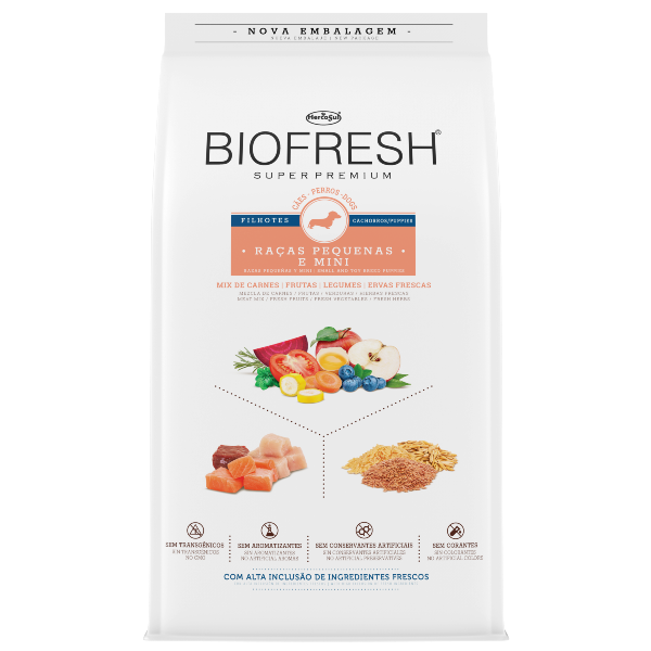 BIOFRESH Cachorros Razas Pequeñas 3Kg.