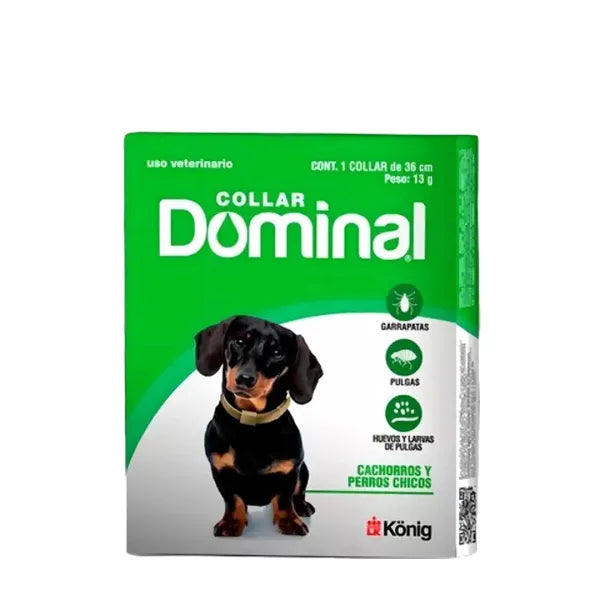 COLLAR DOMINAL CACHORROS Y PERROS CHICOS(hasta 5Kg).