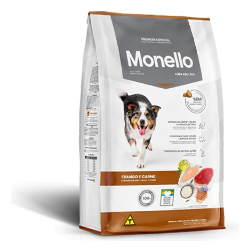 MONELLO PERRO ADULTO CARNE Y POLLO 15KG