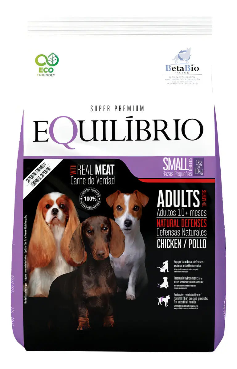 EQUILIBRIO ADULTO RAZA PEQUEÑA 7,5 KG