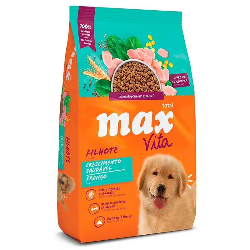 MAX VITA CAHORROS 20+2Kg.Sabor Pollo.