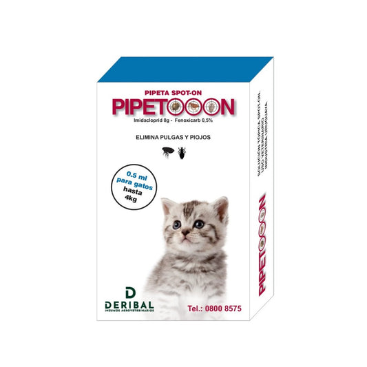 PIPETA PIPETOOON GATOS HASTA 4Kg.(0.5ML)