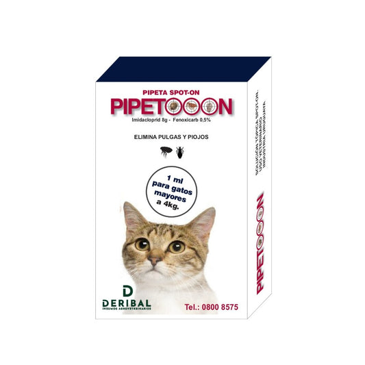 PIPETA PIPETOOON GATOS +4Kg.(1ML)