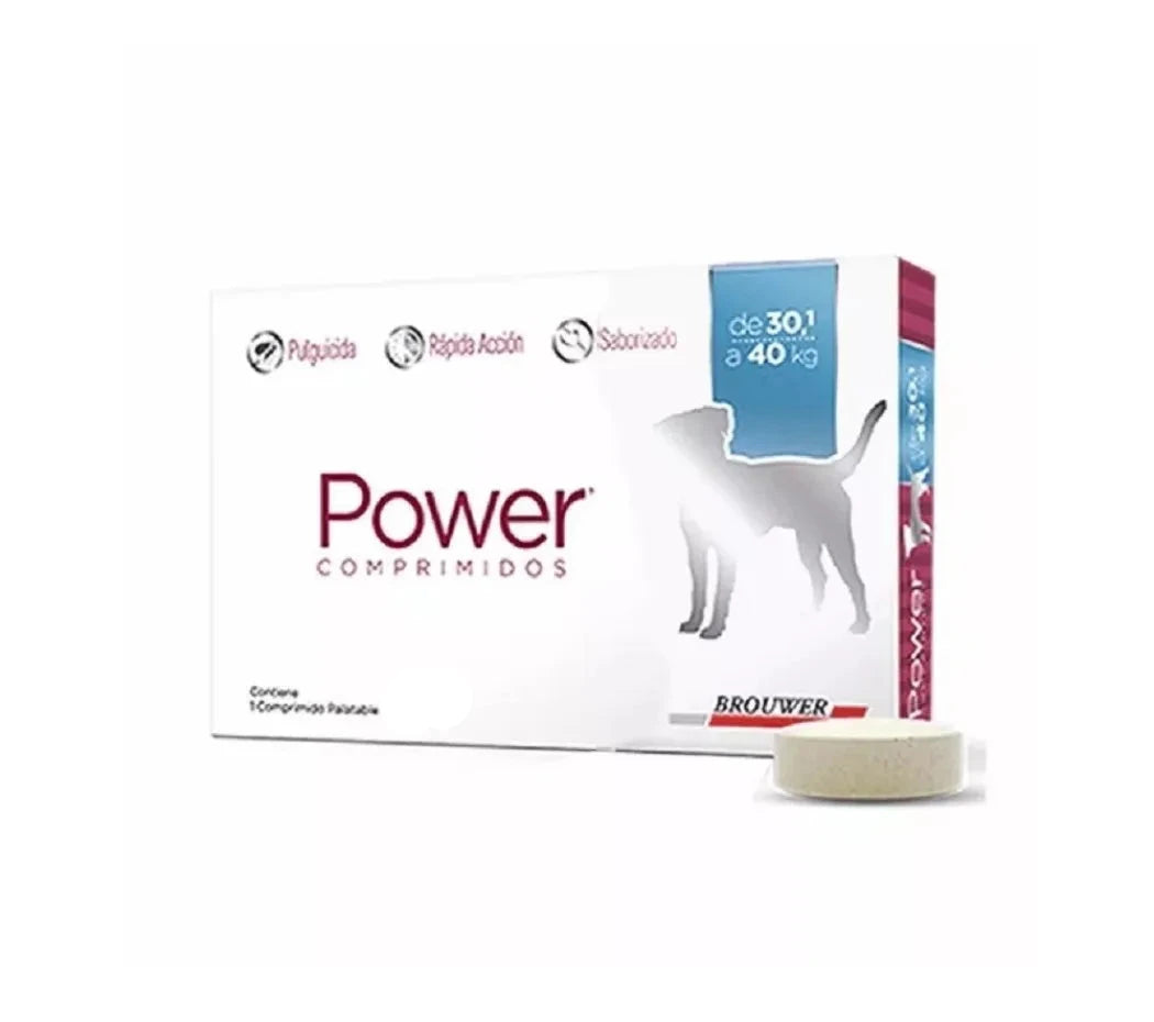 POWER COMPRIMIDOS PERROS(30.1-40Kg).