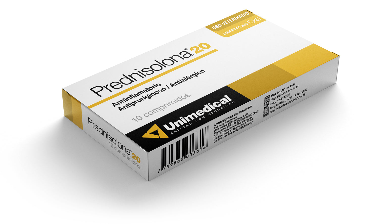 PREDNISOLONA 20 MG (10 COMPRIMIDOS )