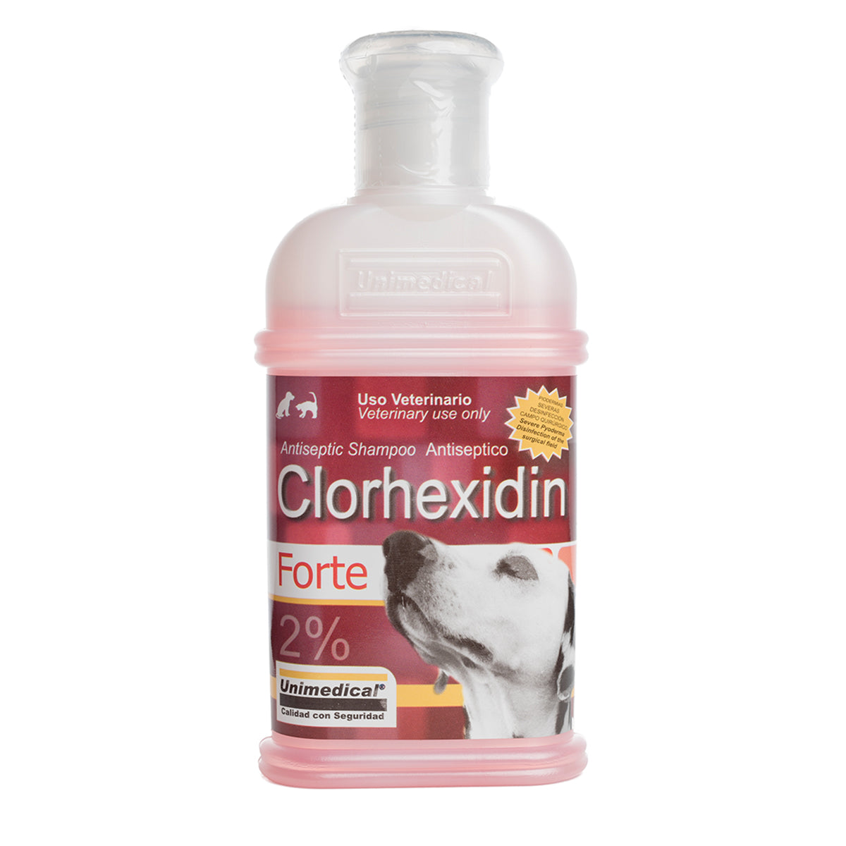 SHAMPOO CLORHEXIDIN FORTE 2% UNIMEDICAL 200ML.