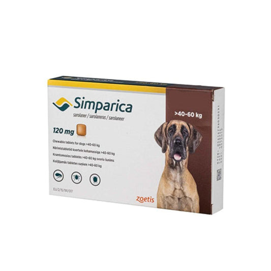 SIMPARICA 1 COMPRIMIDO(40-60Kg).