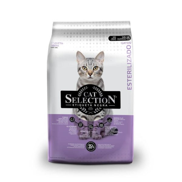 CAT SELECTION ETIQUETA NEGRA CASTRADOS 10 KG
