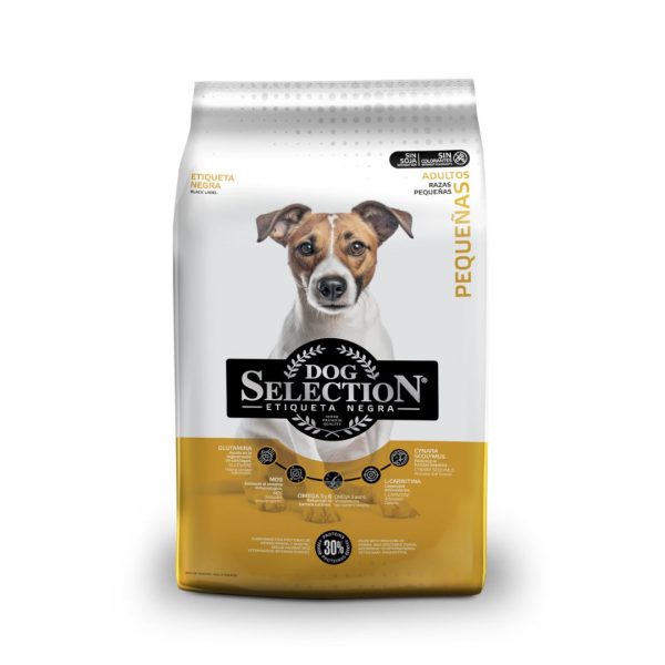 DOG SELECTION ETIQUETA NEGRA ADULTO RAZ.PEQUEÑAS 15Kg.