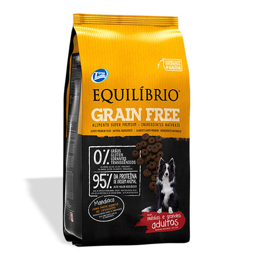 EQUILIBRIO GRAIN FREE PERROS ADULTOS 12Kg.