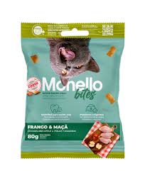 MONELLO BITES  GATO POLLO Y MANZANA  80 G