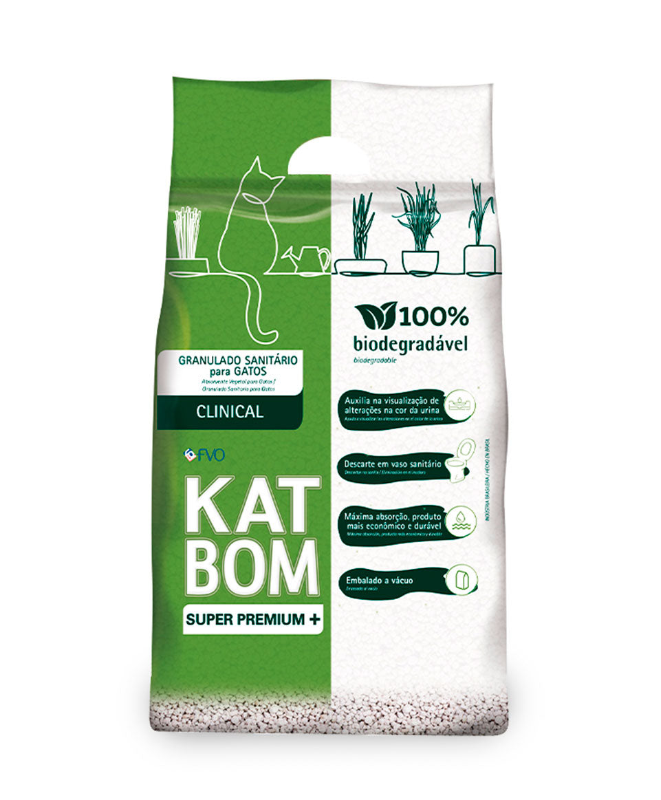 KATBOM CLINICAL SANITARIO NATURAL Y BIODEGRADABLE TRADICIONAL 3 KG